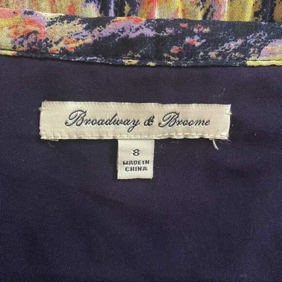 Broadway & Broome for J.Crew Size 8 Multi-Color Pleated Mini Skirt - Picture 9 of 11